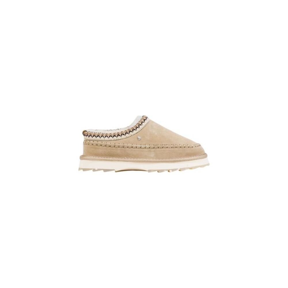 EMU Australia Gray Leather Women's Slippers